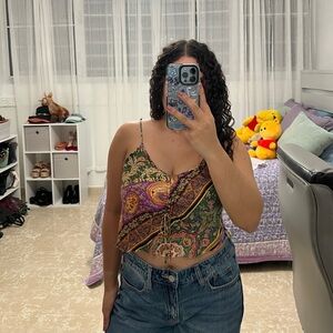 Zara Multicolor Paisley Camisole